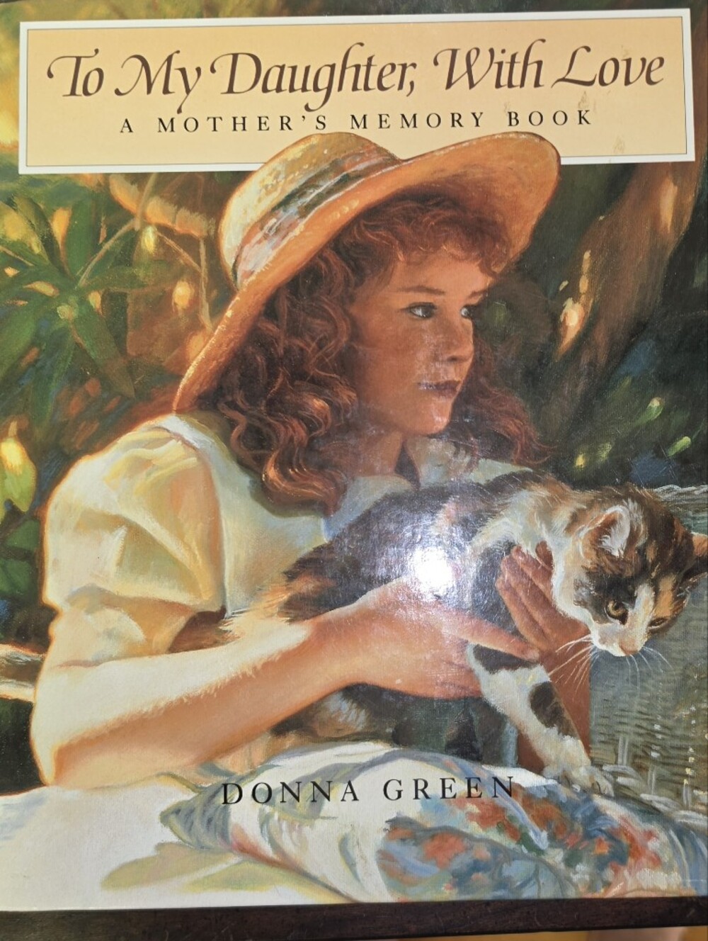 To My Daughter With Love Memory Book - Illustrated Cover